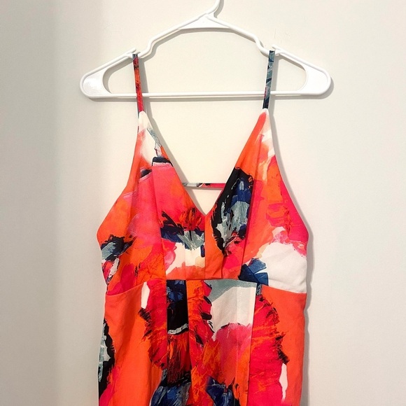 2/$15 Multicolor Floral Sleeveless Maxi Dress Size M - Picture 3 of 9